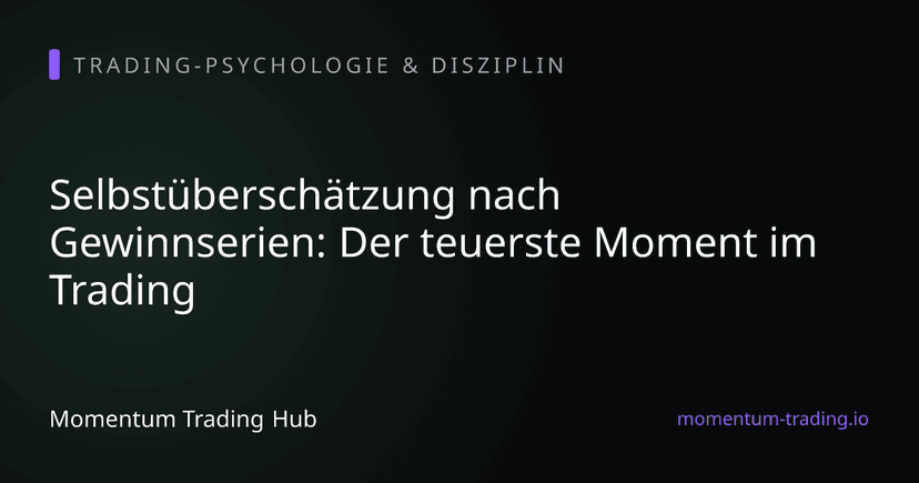 Selbstüberschätzung nach Gewinnserien: Der teuerste Moment im Trading