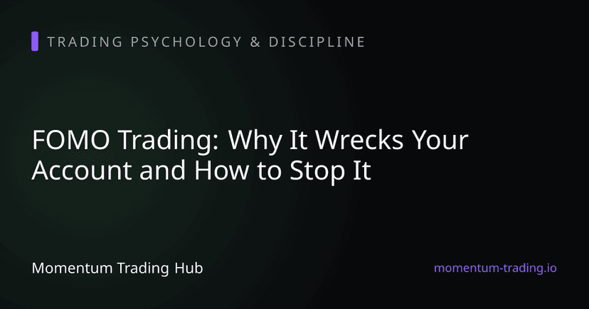 FOMO Trading: Why It Wrecks Your Account and How to Stop It