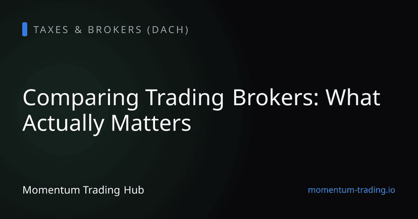 Comparing Trading Brokers: What Actually Matters