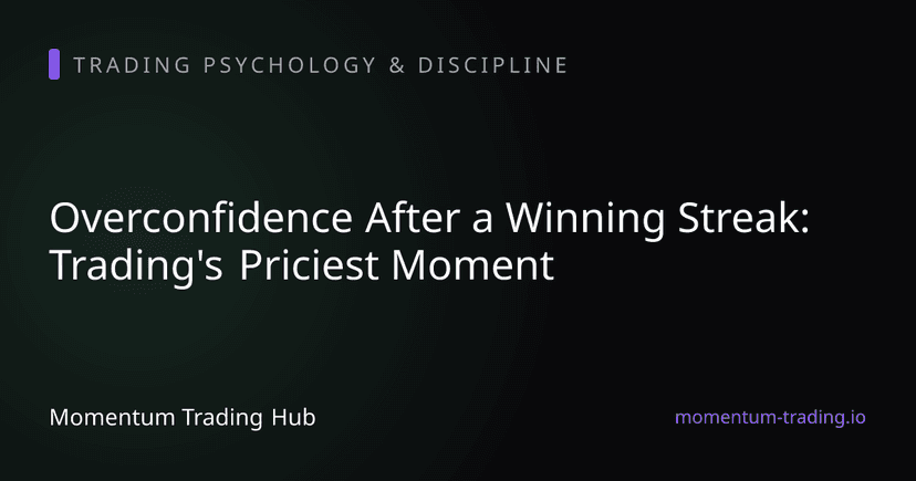 Overconfidence After a Winning Streak: Trading's Priciest Moment