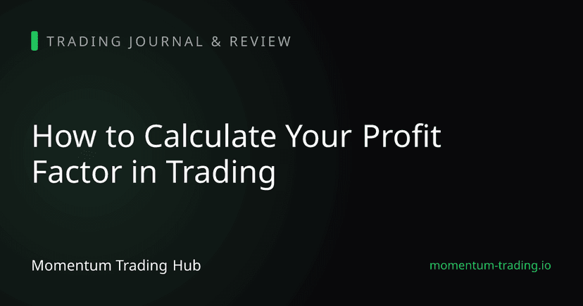 How to Calculate Your Profit Factor in Trading