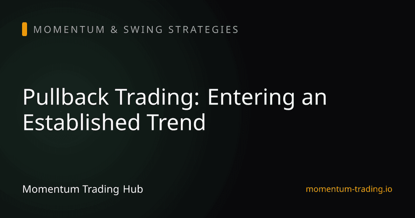 Pullback Trading: Entering an Established Trend