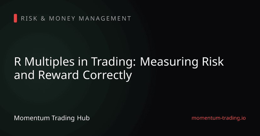 R Multiples in Trading: Measuring Risk and Reward Correctly