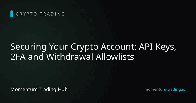 Securing Your Crypto Account: API Keys, 2FA and Withdrawal Allowlists