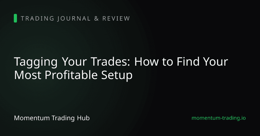 Tagging Your Trades: How to Find Your Most Profitable Setup
