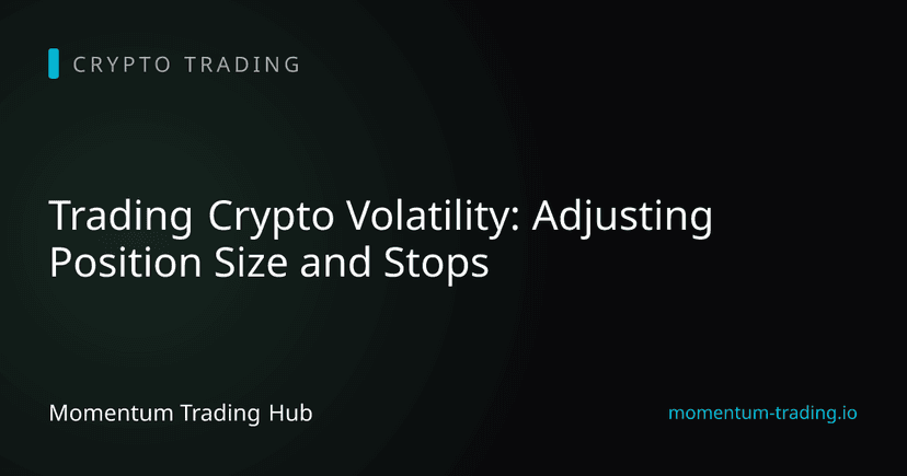 Trading Crypto Volatility: Adjusting Position Size and Stops