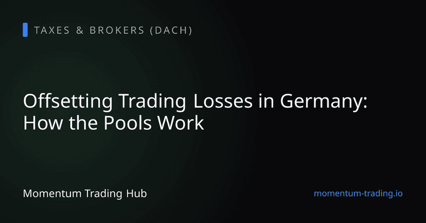 Offsetting Trading Losses in Germany: How the Pools Work
