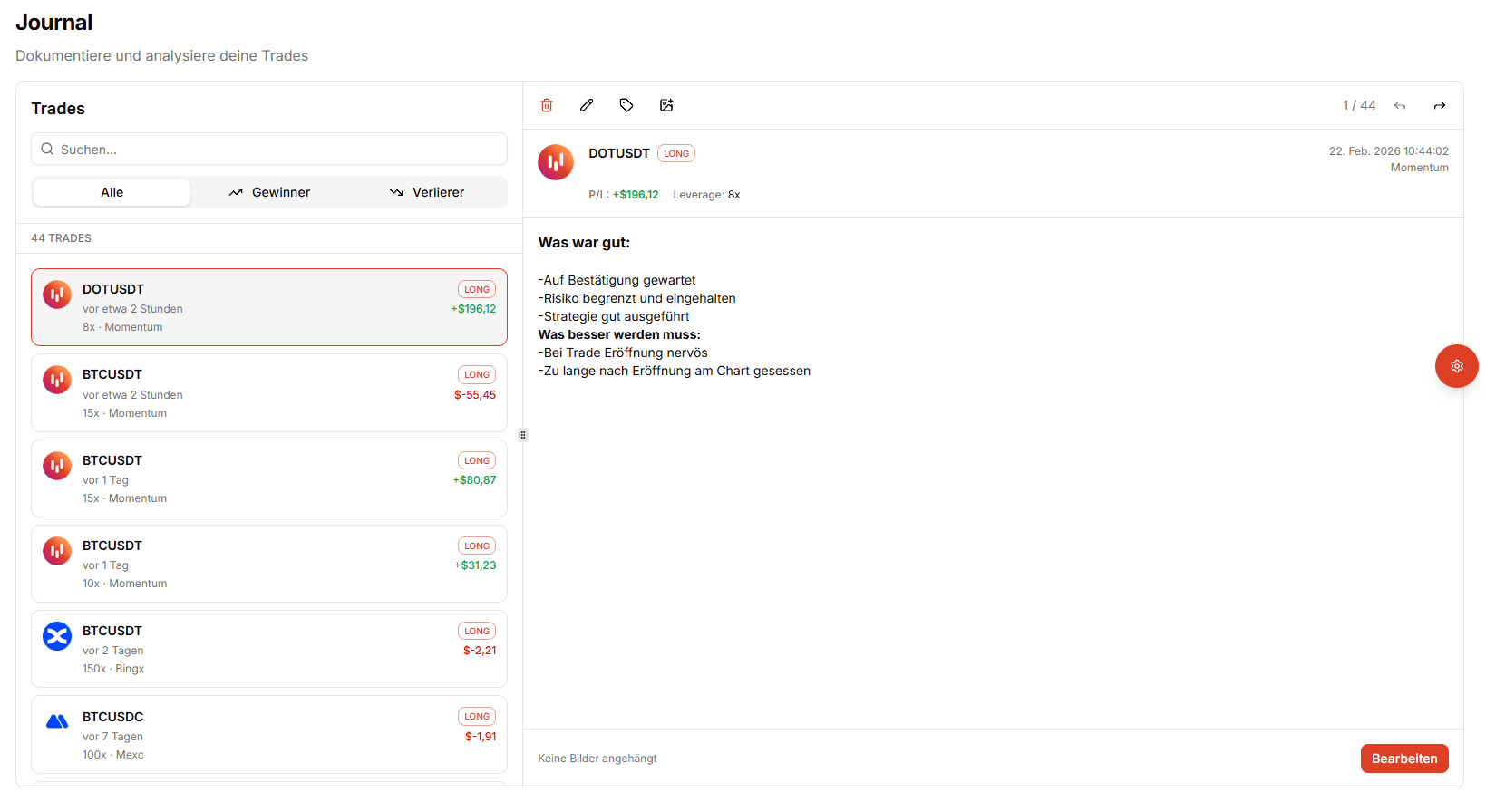 Analytics dashboard - Light Mode