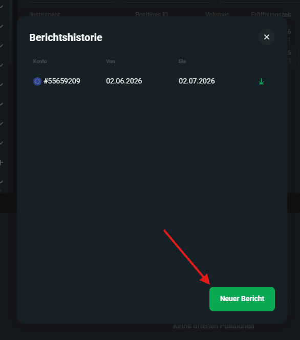 Neuer Bericht erstellen