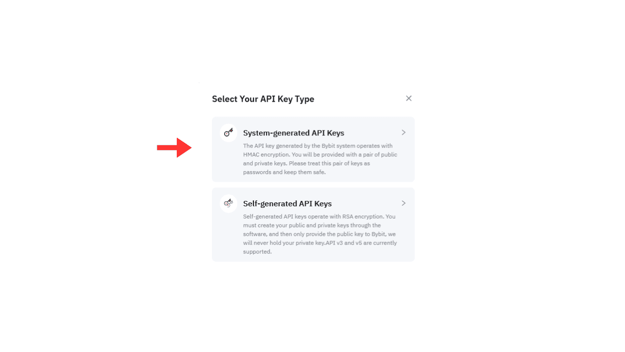 Neuen API-Key erstellen